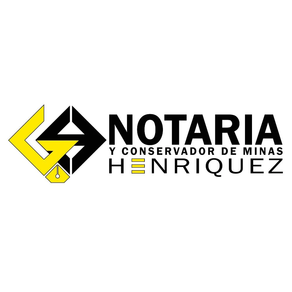 Logo de socio corporativo notaria henriquez